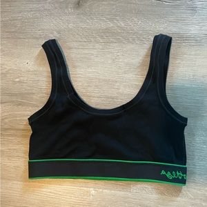 Bottega Veneta black and green Bralette